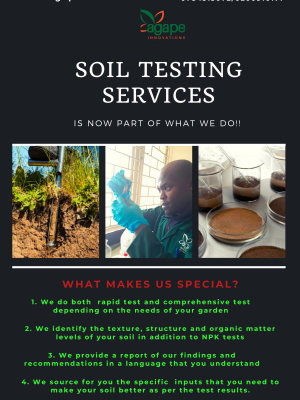 soil testing services.